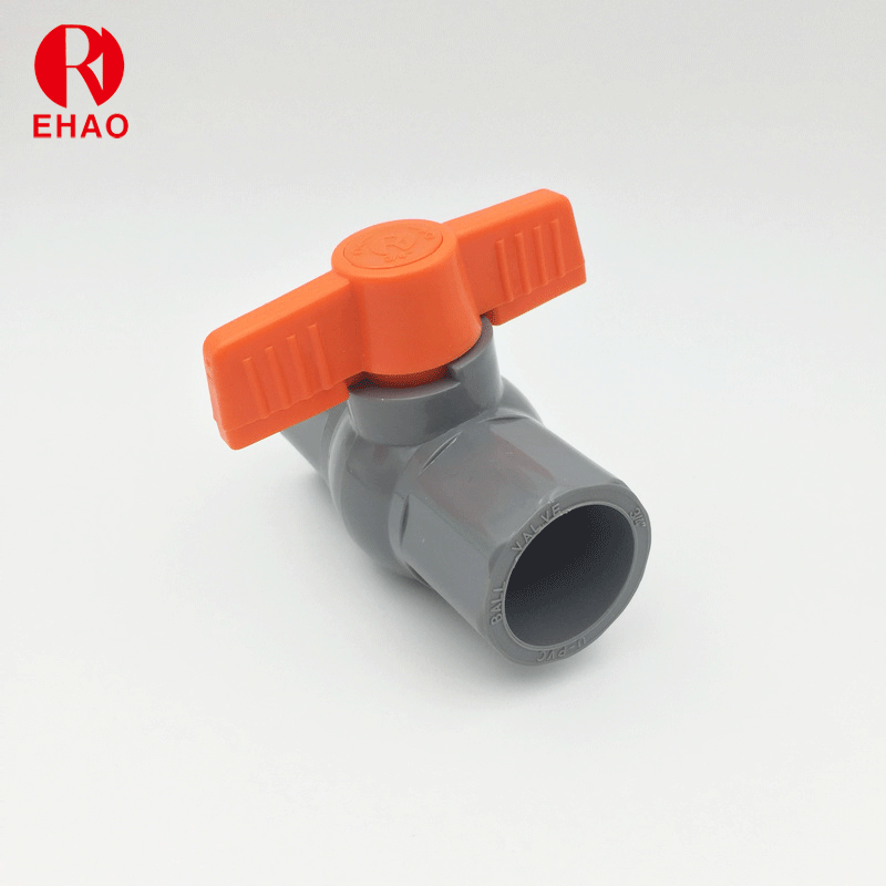 4”(110mm) Octagonal Compact PVC Ball Valve with Glue End