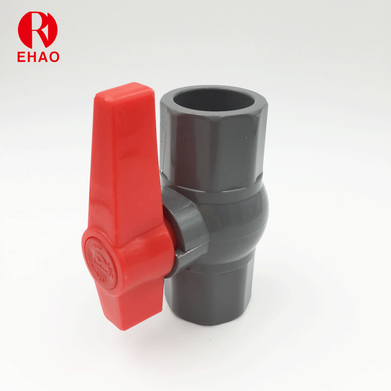 1-1/2”(50mm) PVC Octagonal Compact Ball Valve with Glue End