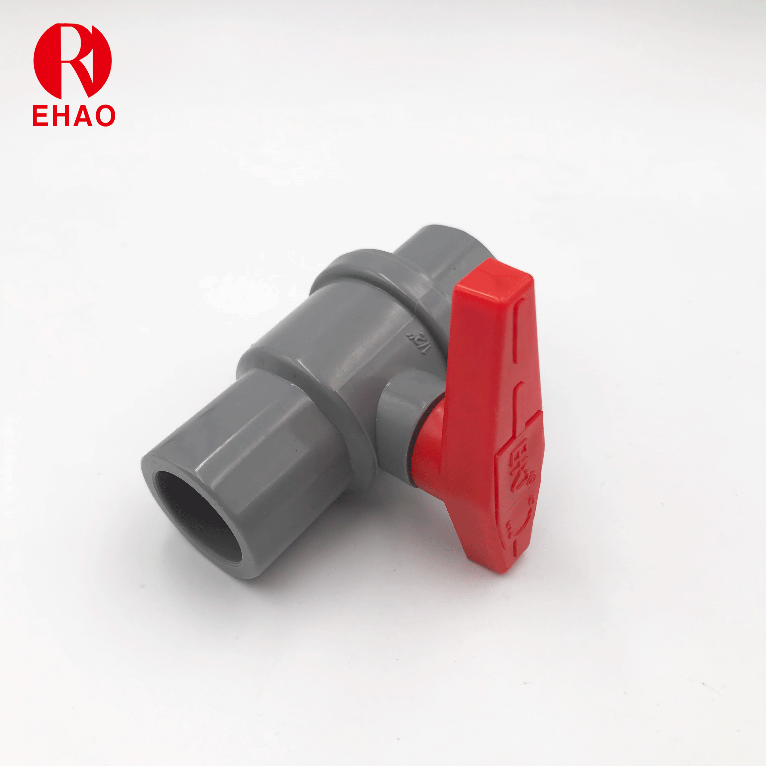 1/2＂(20mm)  PVC 2-Piece Socketed Ball Valve with ABS Handle 
