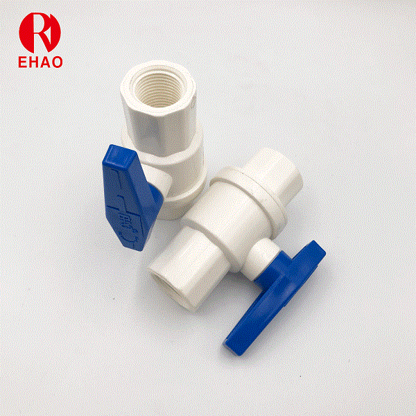 U-PVC 2-Piece Threaded Ball Valve with ABS Handle  