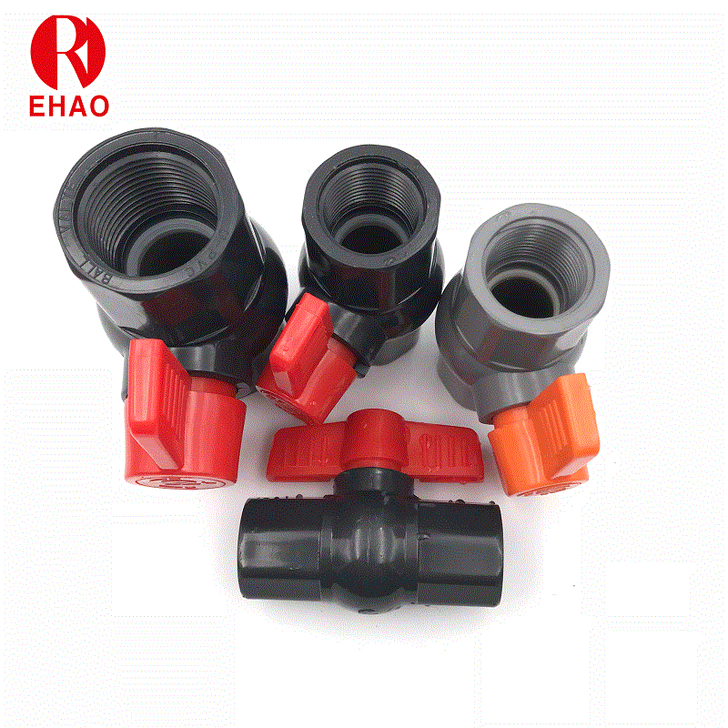 3”(90mm) PVC Octagonal Compact PVC Ball Valve with Thread