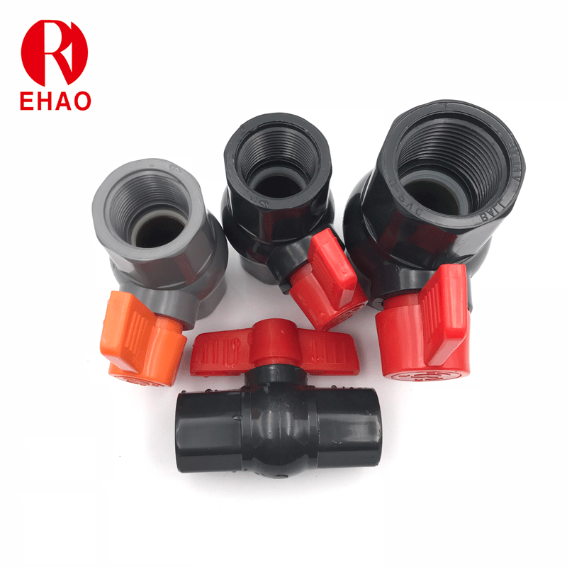 1/2＂(20mm)  PVC Ocatgonal Compact Ball Valve with Thread