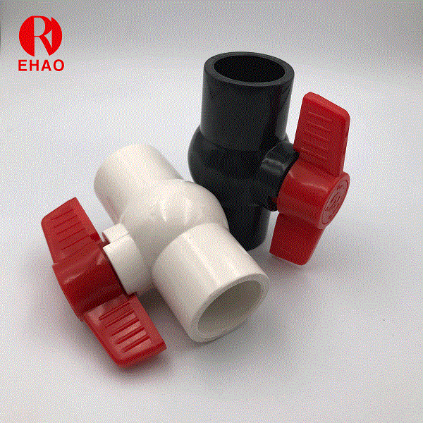 1/2”(20mm) PVC Round Compact Ball Valve with Socket